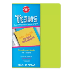 CUBIERTA CARTA GBC TEENS PASTEL CON 25 JUEGOS SOLIDO