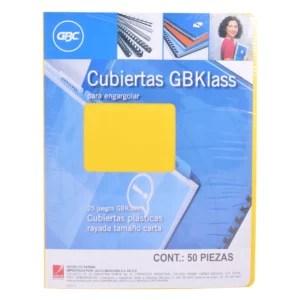 CUBIERTA CARTA GBKLASS 25JGS SOLIDO LIMON