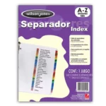 SEPARADOR CARTA INDEX A-Z P1367 ATADO DE 2 PZAS.