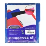 FOLDER CARTA ACCOPRESS M/C AZUL OBS 4554 ATADO DE 10 PZAS.