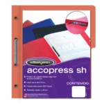 FOLDER CARTA ACCOPRESS M/C CAOBA 4555 ATADO DE 10 PZAS.