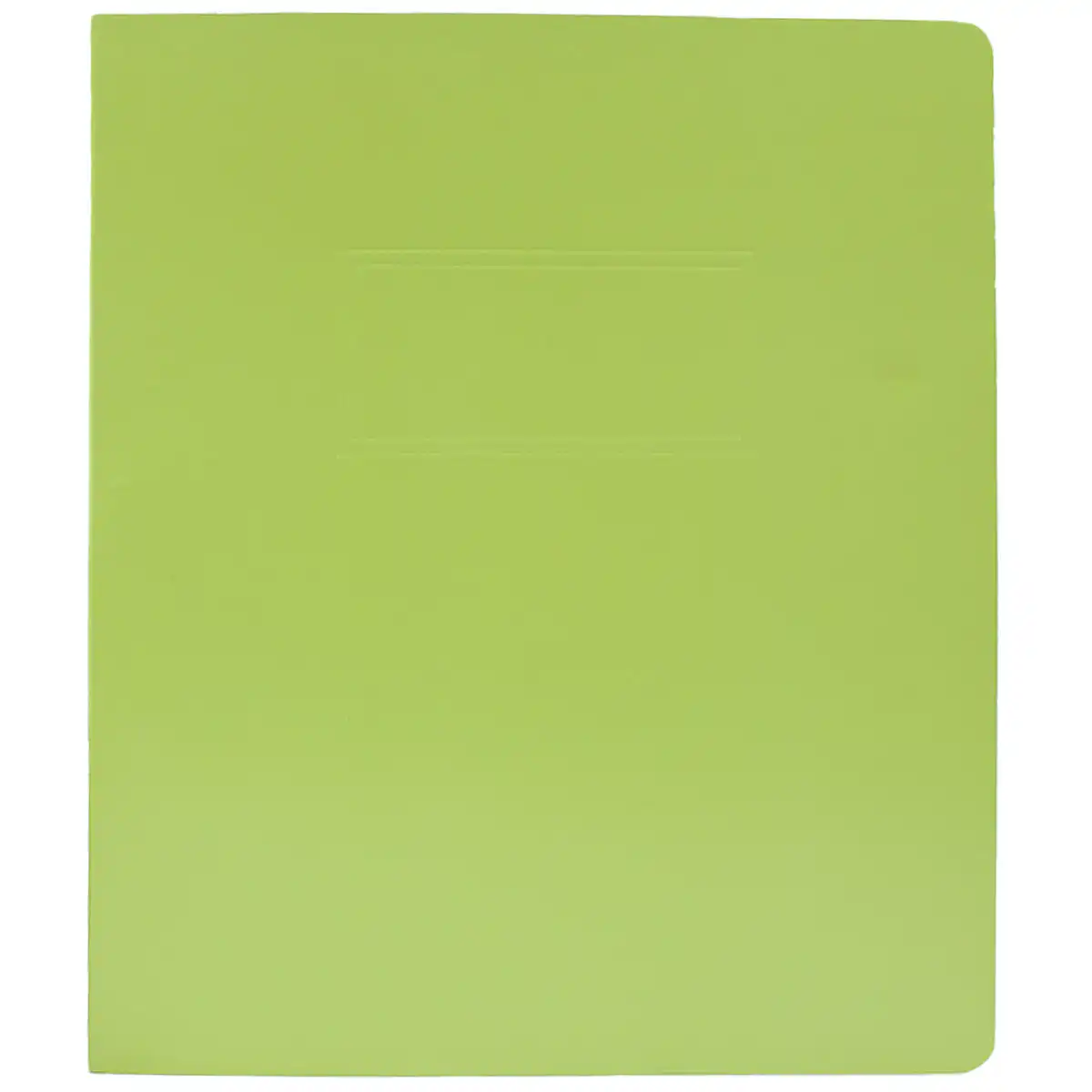 FOLDER CARTA C/PALANCA VERDE CLARO ATADO DE 5 PZAS.