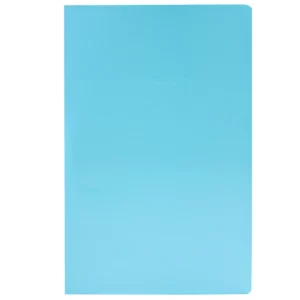 FOLDER OFICIO C/PALANCA AZUL CLARO ATADO DE 5 PZAS.