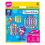 PLUMON PAPER MATE PUNTA CONICA 15X30 ATADO DE 2 PZAS.
