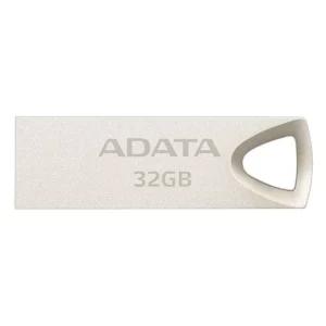 MEMORIA USB ADATA AUV210 32G METALICA PLATA ATADO DE 2 PZAS.