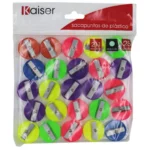 SACAPUNTAS PLASTICO KAISER C/25 REDONDO