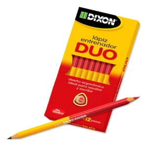 LAPIZ DUO GRAFITO/ROJO 42304 ATADO DE 12 PZAS.