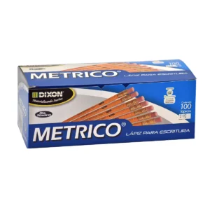 LAPIZ DE GRAFITO NO. 2 1/2 METRICO ATADO DE 100 PZAS.