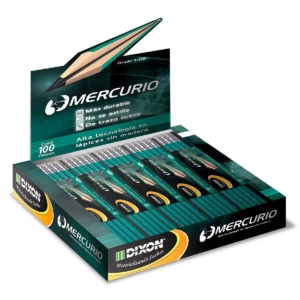 LAPIZ DE RESINA NO. 2 MERCURIO 47800 ATADO DE 100 PZAS.