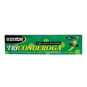 LAPIZ DE GRAFITO NO. 2 TRICONDEROGA TRIANGULAR ATADO DE 100 PZAS.