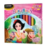 COLORES BLANCA NIEVES C/12 CORTOS 45075 ATADO DE 10 PZAS.