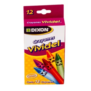 CRAYON VIVIDEL NORMAL C/12 2008 ATADO DE 5 PZAS.
