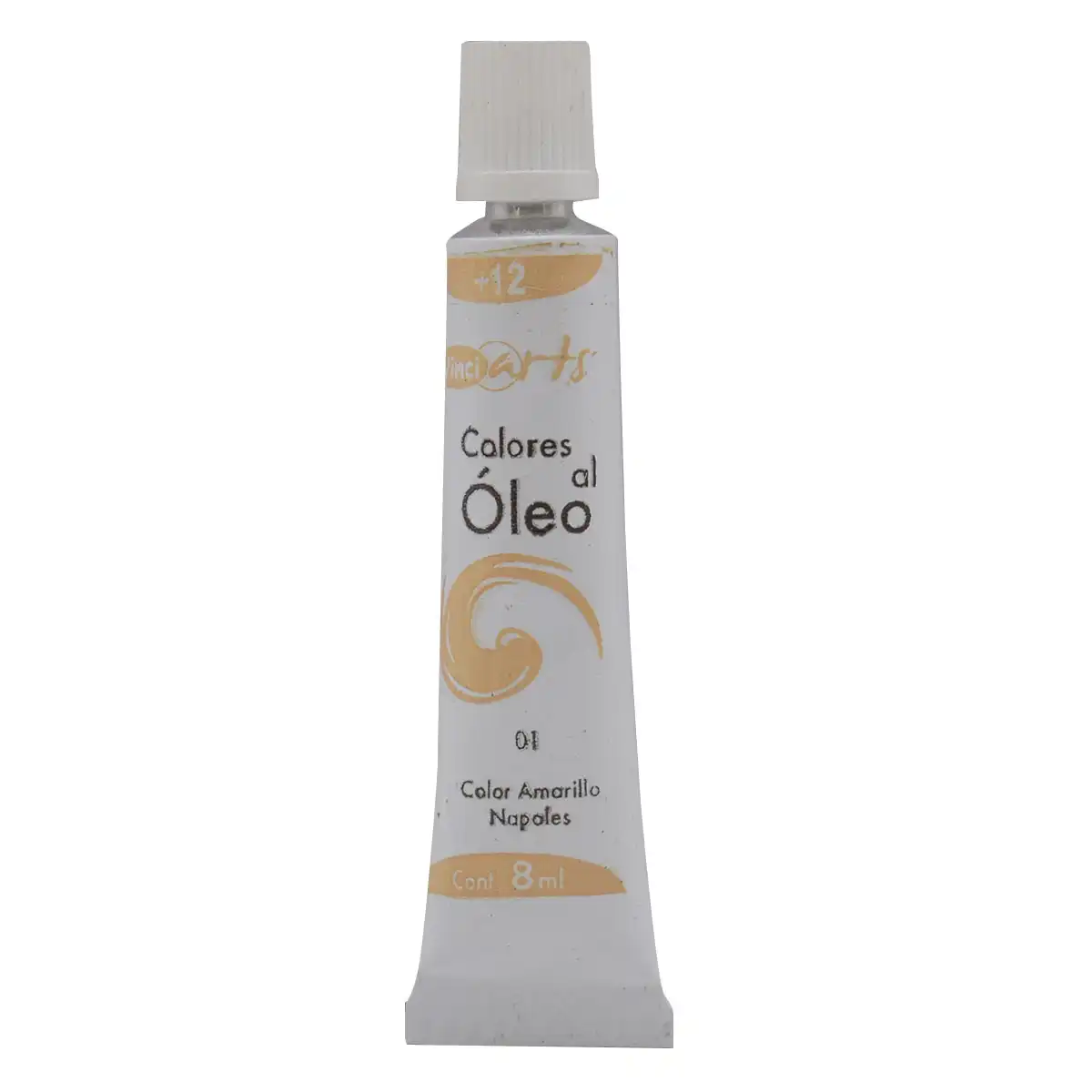 PINTURA OLEO 8ML AMARILLO NAPOLES 1 ATADO DE 4 PZAS.