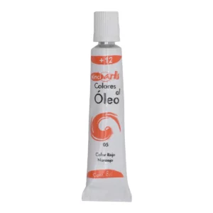 PINTURA OLEO 8ML ROJO NARANJA 5  2473 ATADO DE 4 PZAS.