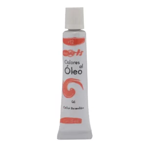 PINTURA OLEO 8ML BERMELLON 6 ATADO DE 4 PZAS.