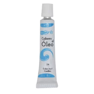PINTURA OLEO 8ML AZUL CERULEO 24 ATADO DE 4 PZAS.