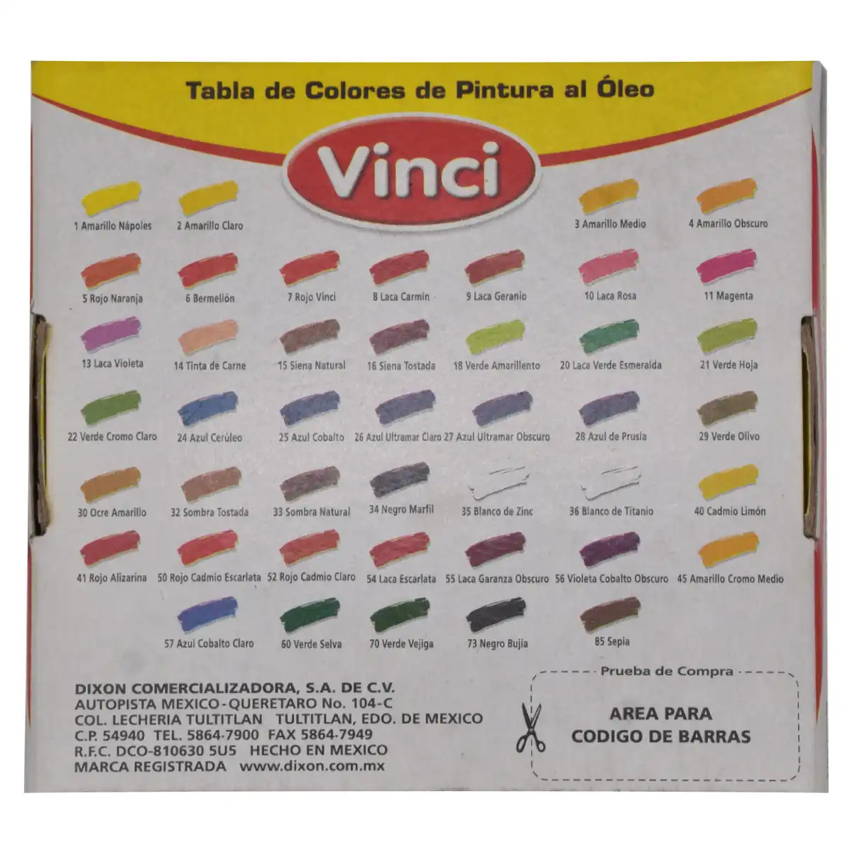 PINTURA OLEO 8ML AZUL DE PRUSIA 28 ATADO DE 4 PZAS. - Imagen 2