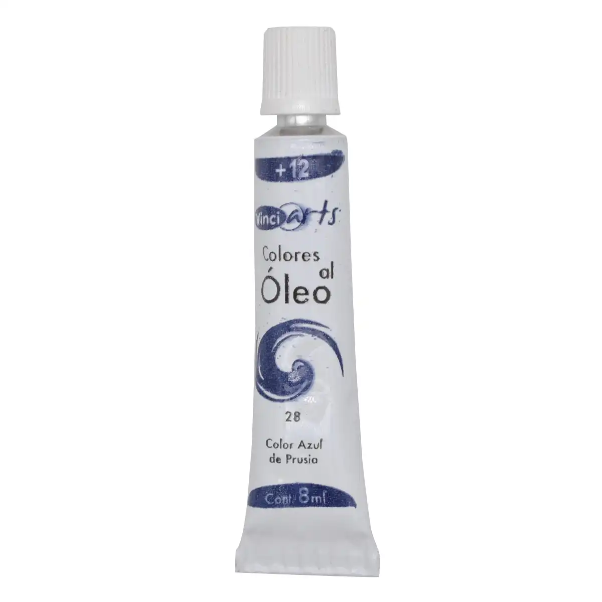 PINTURA OLEO 8ML AZUL DE PRUSIA 28 ATADO DE 4 PZAS.