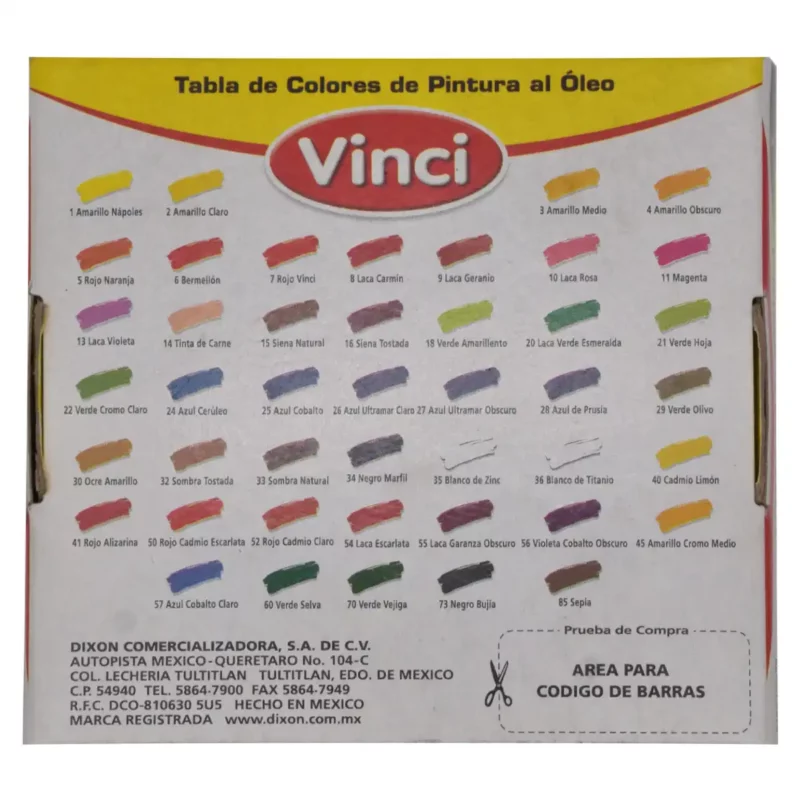 PINTURA OLEO 8ML NEGRO BUJIA 73 ATADO DE 4 PZAS. - Imagen 2