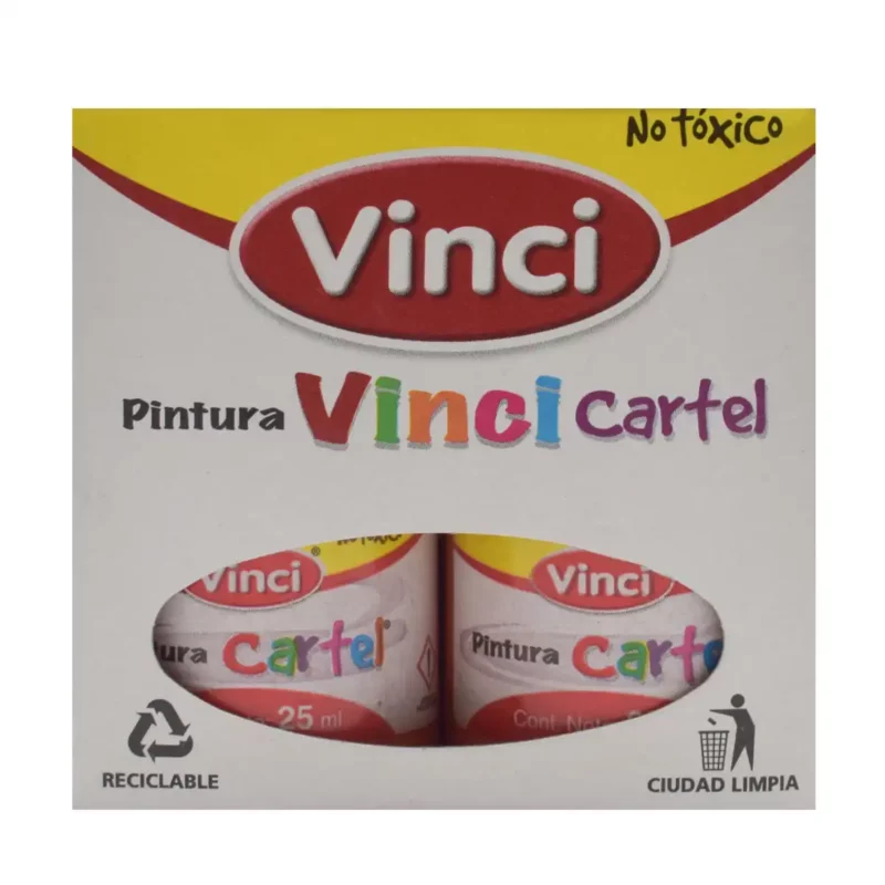 PINTURA CARTEL 25ML AMARILLO OBSCURO 52. ATADO DE 10 PZAS. - Imagen 3