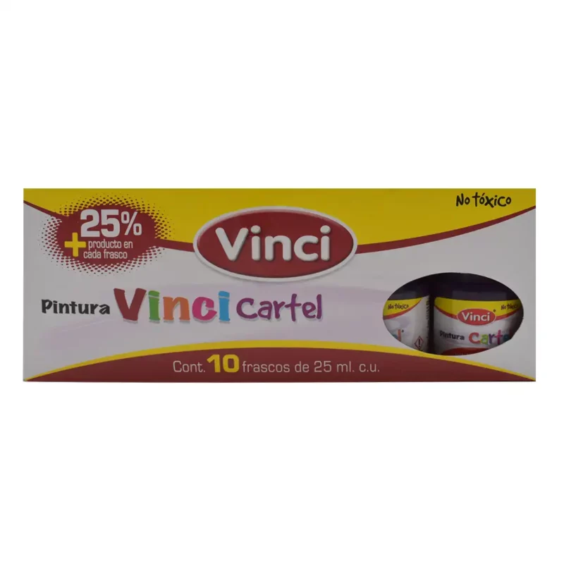 PINTURA CARTEL 25ML VIOLETA 60 ATADO DE 10 PZAS. - Imagen 2