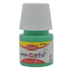 PINTURA CARTEL 25ML VERDE VERONES 62A ATADO DE 10 PZAS.