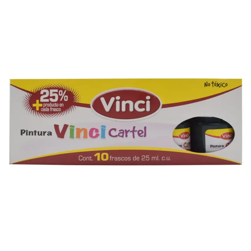 PINTURA CARTEL 25ML VERDE OBSCURO 63A ATADO DE 10 PZAS. - Imagen 3