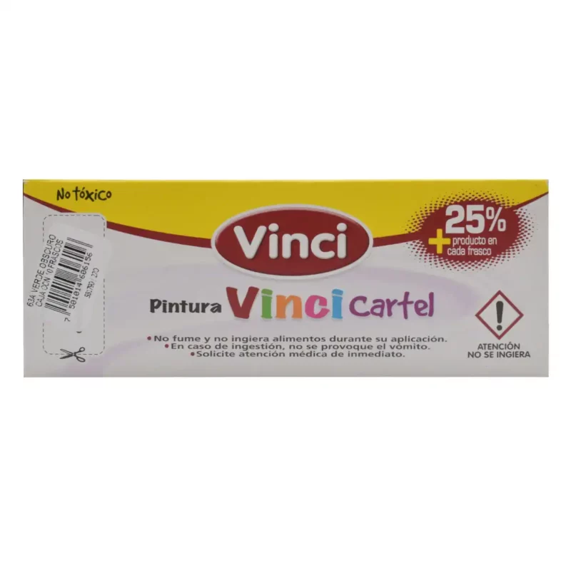 PINTURA CARTEL 25ML VERDE OBSCURO 63A ATADO DE 10 PZAS. - Imagen 4