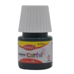 PINTURA CARTEL 25ML VERDE OBSCURO 63A ATADO DE 10 PZAS.