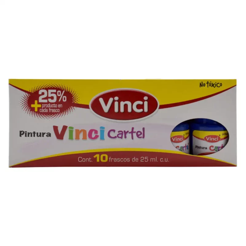 PINTURA CARTEL 25ML AZUL ULTRAMAR 66. ATADO DE 10 PZAS. - Imagen 3