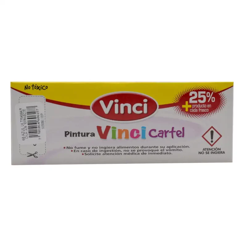 PINTURA CARTEL 25ML AZUL ULTRAMAR 66. ATADO DE 10 PZAS. - Imagen 4