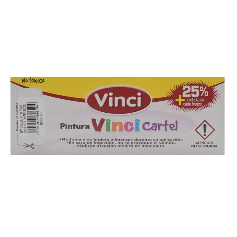 PINTURA CARTEL 25ML AZUL PRUSIA 67 ATADO DE 10 PZAS. - Imagen 4
