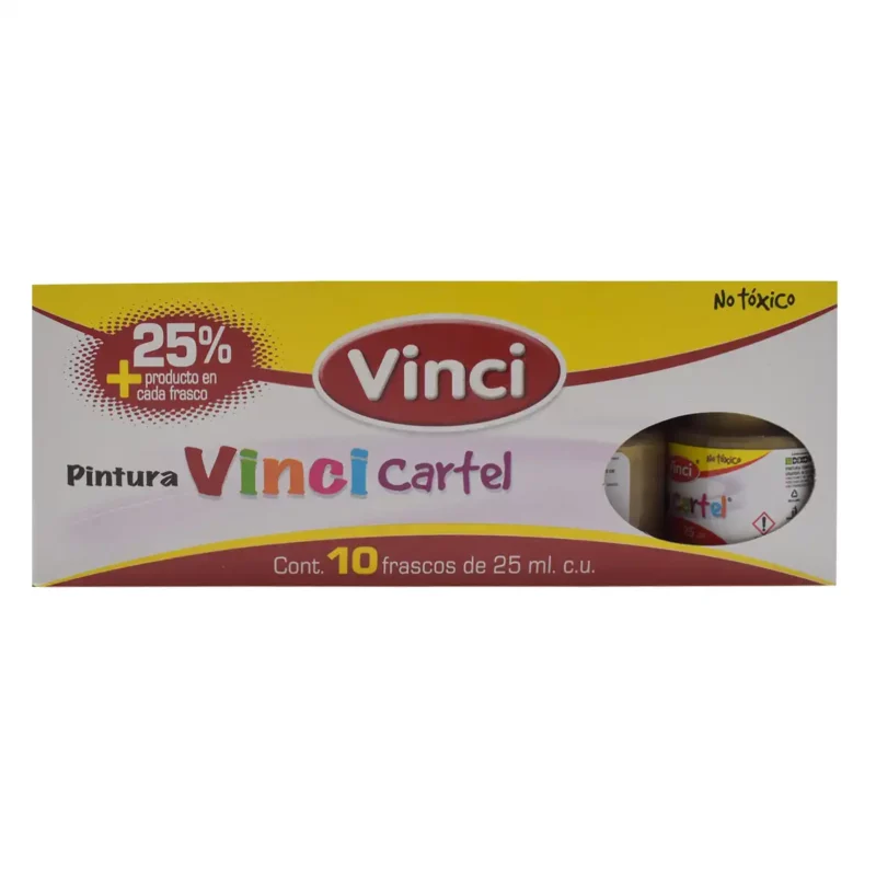 PINTURA CARTEL 25ML ORO RICO 68. ATADO DE 10 PZAS. - Imagen 4