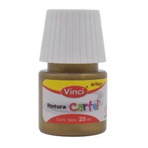 PINTURA CARTEL 25ML ORO RICO 68. ATADO DE 10 PZAS.