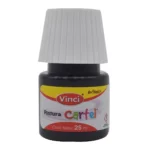 PINTURA CARTEL 25ML NEGRO BUJIA 73 ATADO DE 10 PZAS.