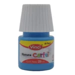 PINTURA CARTEL 25ML AZUL PASTEL 84 ATADO DE 10 PZAS.