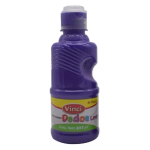 PINTURA PARA DEDOS LAV 237ML VIOLETA. ATADO DE 2 PZAS.