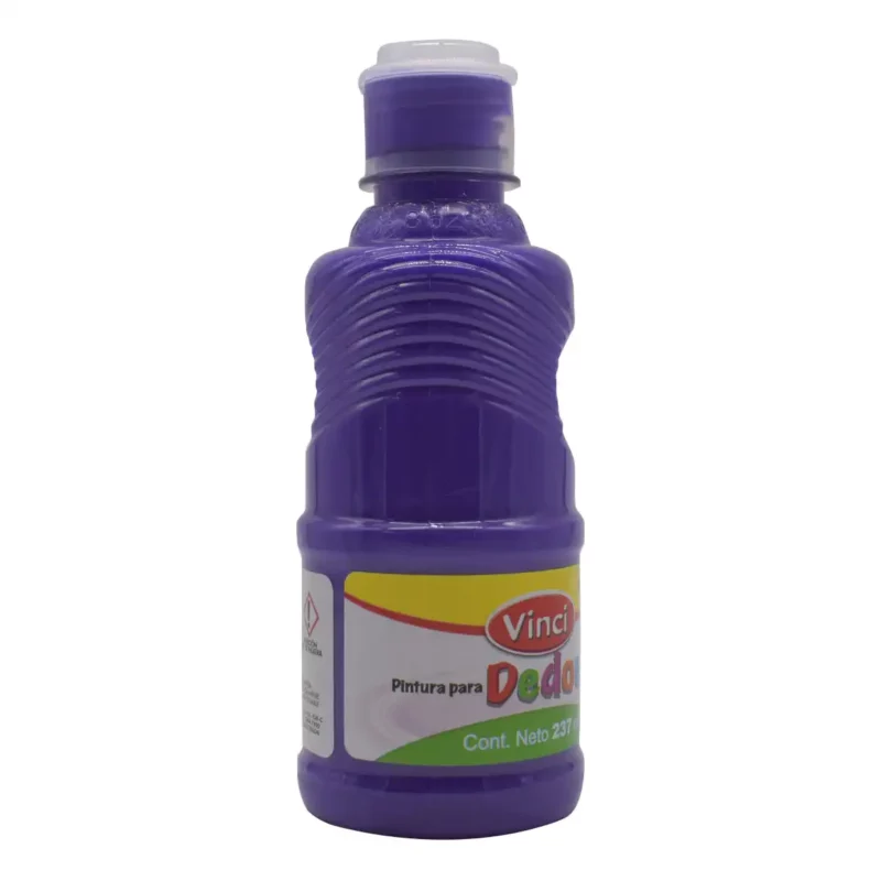 PINTURA PARA DEDOS LAV 237ML VIOLETA. ATADO DE 2 PZAS. - Imagen 3