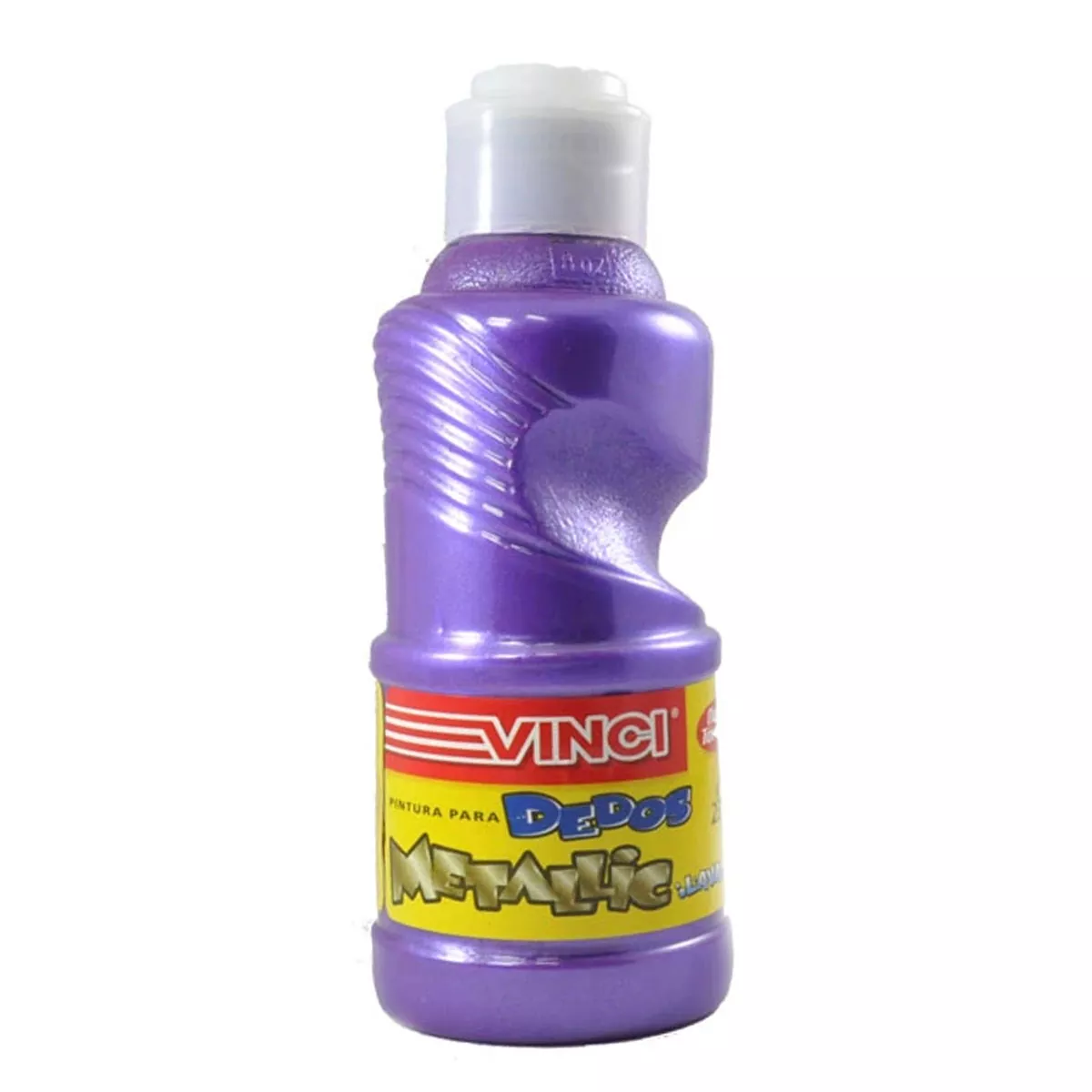 PINTURA PARA DEDOS METALICA 237ML VIOLETA ATADO DE 2 PZAS.
