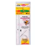 JUEGO GEOMETRICO REGULAR C/COMPAS 8049/8932 ATADO DE 2 PZAS.