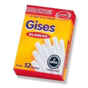 GIS MOLDEADO BLANCO C/12 VINCI 2030 ATADO DE 5 PZAS.