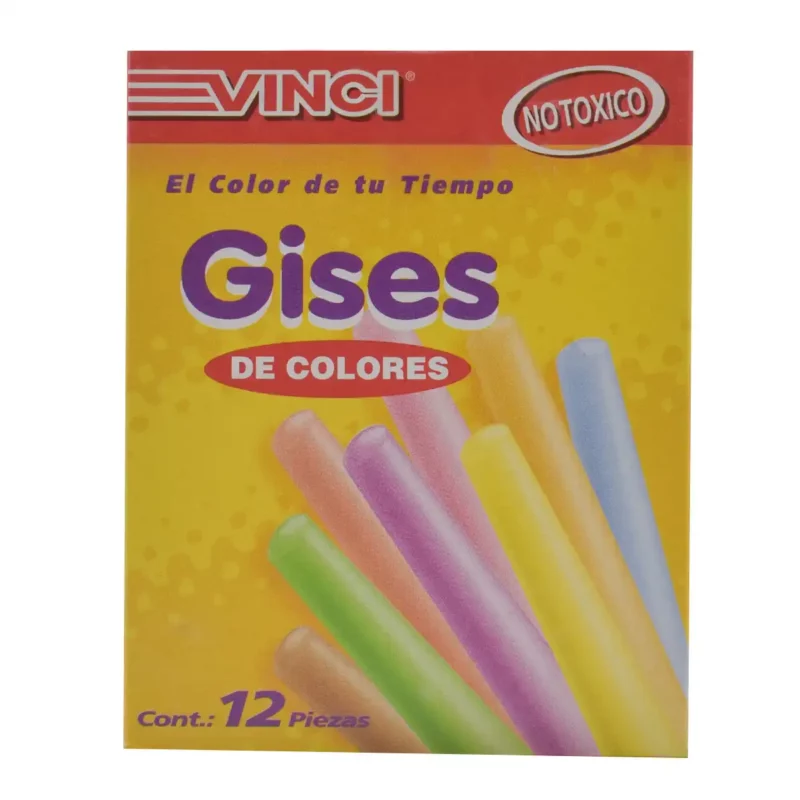 GIS MOLDEADO COLOR C/12 VINCI 2037 ATADO DE 5 PZAS. - Imagen 3