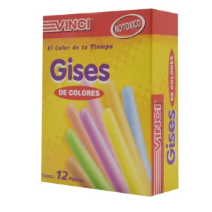 GIS MOLDEADO COLOR C/12 VINCI 2037 ATADO DE 5 PZAS.