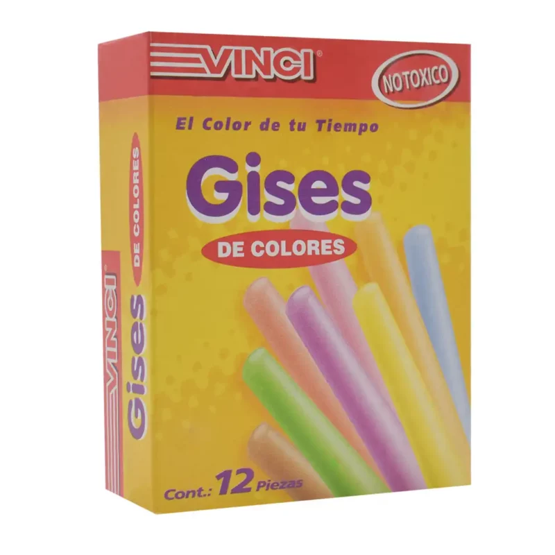GIS MOLDEADO COLOR C/12 VINCI 2037 ATADO DE 5 PZAS. - Imagen 2