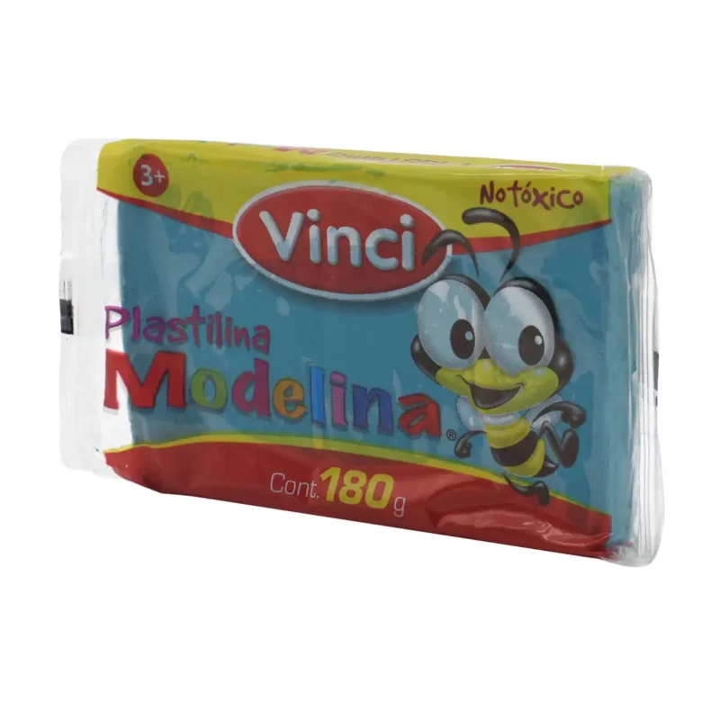 PLASTILINA BARRA 180GRS AZUL CLARO 2345 ATADO DE 5 PZAS. - Imagen 2