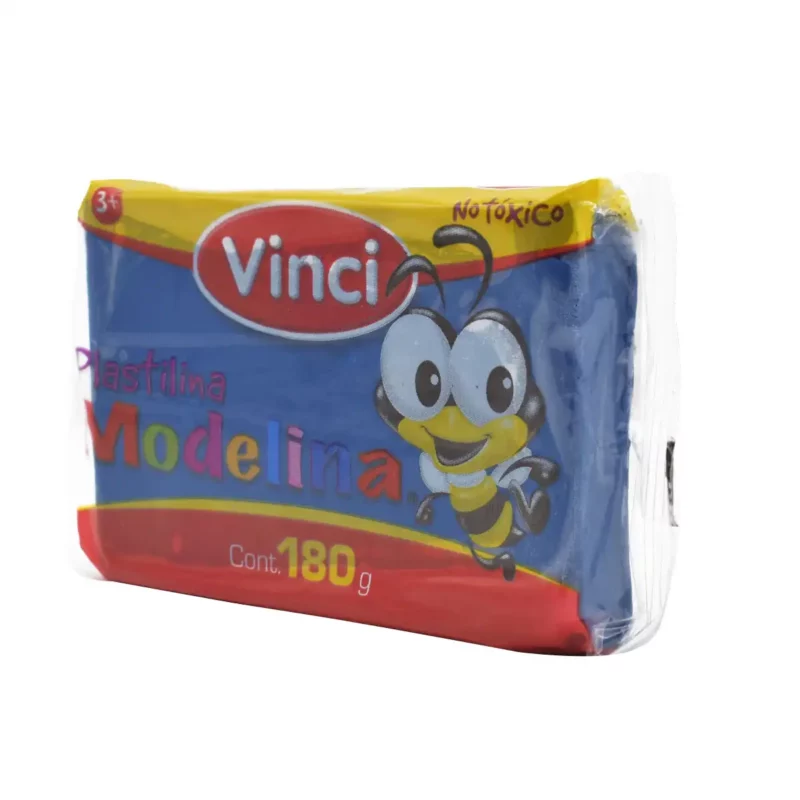 PLASTILINA BARRA 180GRS AZUL COBALTO ATADO DE 5 PZAS. - Imagen 2