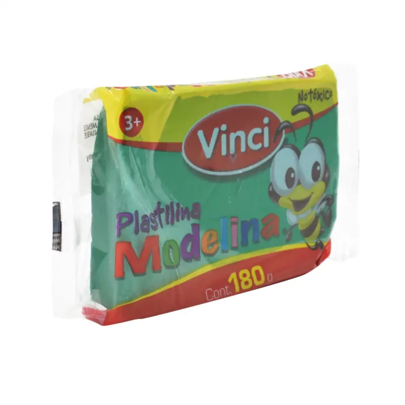 PLASTILINA BARRA 180GRS VERDE OBSCURO ATADO DE 5 PZAS. - Imagen 2