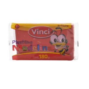 PLASTILINA BARRA 180GRS ROJA 2352 ATADO DE 5 PZAS.