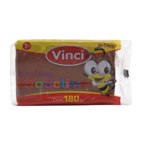 PLASTILINA BARRA 180GRS CAFE 2348 ATADO DE 5 PZAS.