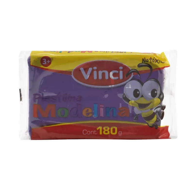 PLASTILINA BARRA 180GRS VIOLETA 2356 ATADO DE 5 PZAS.